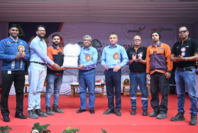 TRL Krosaki at Jindal Steel Ltd., Raigarh Site has been honoured with the prestigious “Excellence in Safety Innovation” Award.