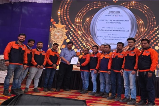 On the occasion of the 55th National Safety Day Celebration Concluding function, Team TRLK Dolvi is proud to announce that we have been honored as the 1st Prize Winner and have received the Prestigious Safety Award Certificate for "Best Safety Performance Contractor Operations". This recognition reflects our strong commitment to maintaining exemplary safety standards and practices throughout FY 2025–26 On the occasion of the 55th National Safety Day Celebration Concluding function, Team TRLK Dolvi is proud to announce that we have been honored as the 1st Prize Winner and have received the Prestigious Safety Award Certificate for "Best Safety Performance Contractor Operations". This recognition reflects our strong commitment to maintaining exemplary safety standards and practices throughout FY 2025–26