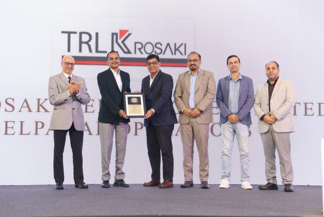 TRL Krosaki has been awarded the National Award for Manufacturing Competitiveness (2025–26) in GOLD category by International Research Institute for Manufacturing (IRIM).The award has been received by Mr. Vishal Sahu, Vice President (Operations) and Mr. Ambarish Ghosh, Sr. General Manager (Maintenance) in a special award ceremony organised by IRIM at Hotel ITC Maratha, Mumbai on 17.07.2026 TRL Krosaki has been awarded the National Award for Manufacturing Competitiveness (2025–26) in GOLD category by International Research Institute for Manufacturing (IRIM).The award has been received by Mr. Vishal Sahu, Vice President (Operations) and Mr. Ambarish Ghosh, Sr. General Manager (Maintenance) in a special award ceremony organised by IRIM at Hotel ITC Maratha, Mumbai on 17.07.2026