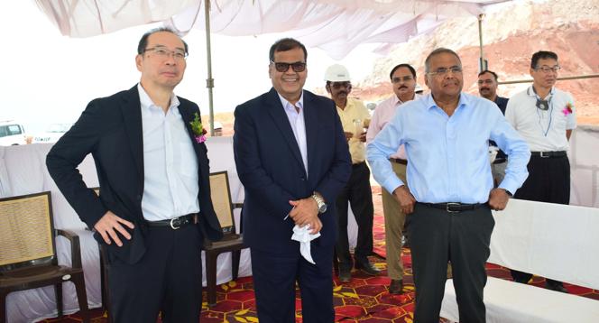 Chairman, Director, Managing Director, and senior executives visit to Chunnainpali Mines