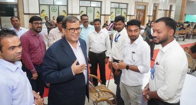 MD’s interaction with students during the UNMESHA Programme at Jubilee Hall